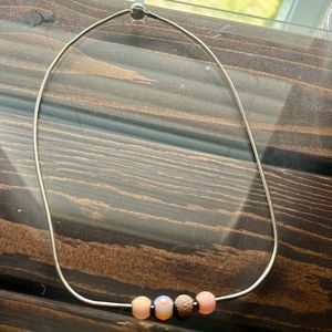 Pandora Necklace with four charms